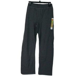 Hanes Women's Ladies New Heather Grey Open Leg Jogging Sweatpants Size‎ Medium